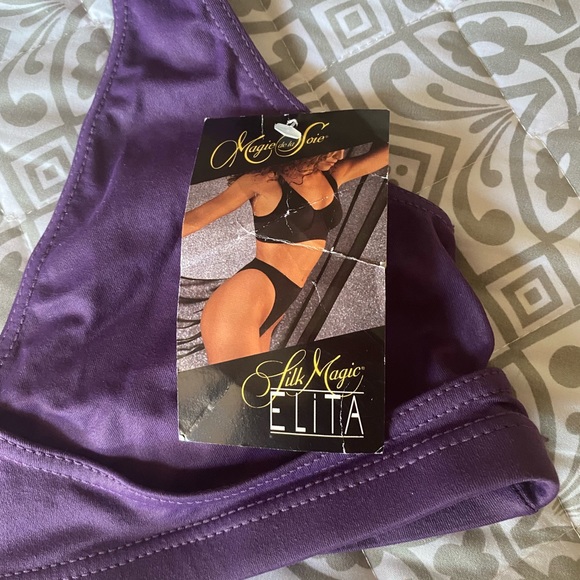 NWT Silk Magic by Elita microfibre Crossover bra and matching panty - 36 - Picture 3 of 7